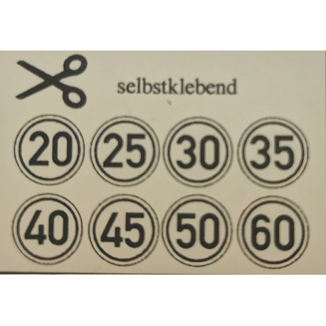 Geschwindigkeitsaufkleber 1:32