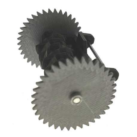 Sägewalze MAD für Siku JCB 435S Agri Radlader (3663) 1:32