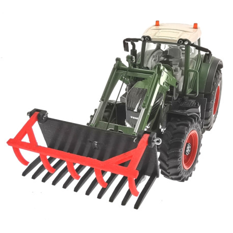 Dungzange für Siku Control 32 Frontlader Traktoren