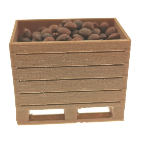 Kartoffelkiste Holz für Bauernhof 1:32