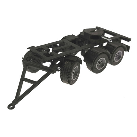 Dolly 3-Achs Kommunal mit Lenkachse 1:32