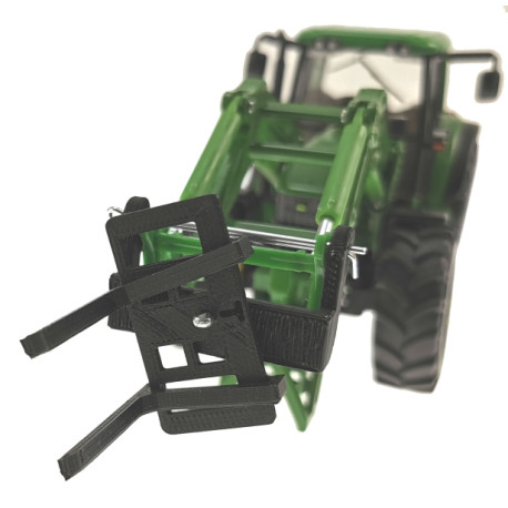 Drehbare Palettengabel für Siku Farmer Frontlader Traktoren 1:32