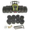 Montagesatz ohne Reifen für Drillingsbereifung an Siku Control 32 Claas Xerion 5000 (6791,6794)
