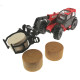 Rundballen-Greifer für Siku Manitou MLT840 Teleskoplader (3067) 1:32
