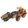 Rundballen-Greifer für Siku JCB 435S Agri Radlader (3663) 1:32