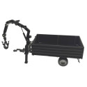 Ladewand Hoch Schwarz für Siku Oehler Kombiwagen (2896)