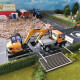 Transport-Anhänger für Mini-Bagger 1:32