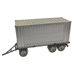 20 Fuß Container 3-Achs Anhänger 1:32