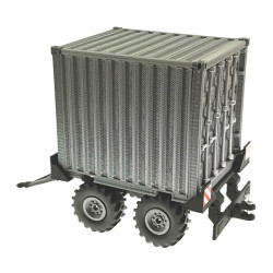 10 Fuß Container Kurz-Anhänger für den Bauernhof 1:32