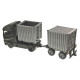 10 Fuß Container Kurz-Anhänger für den Bauernhof 1:32
