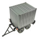 10 Fuß Container Kurz-Anhänger für den Bauernhof 1:32