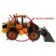 Räum- und Schiebeschild Jumbo für Siku JCB 435S Agri Radlader 3663