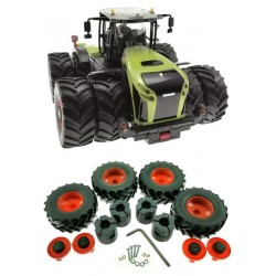 Doppelreifen Komplett-Set für Siku Control 32 Claas Xerion 5000 (6791,6794)