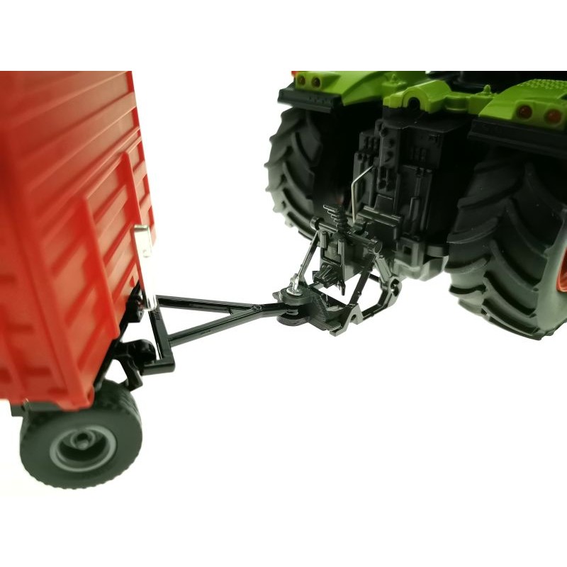 190x420x225mm Anhängerkupplung Claas Xerion 5000 Spielzeugtraktor für Kinder 