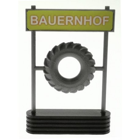 Aufstellschild für Bauernhof, Werkstatt etc. 1:32