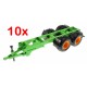 10x Fahrgestell von Siku 2873 Silagewagen