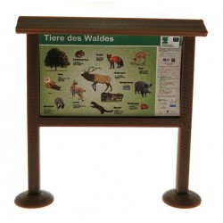 Informationstafel Tiere des Waldes 1:32