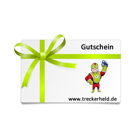 Treckerheld Geschenk Gutschein