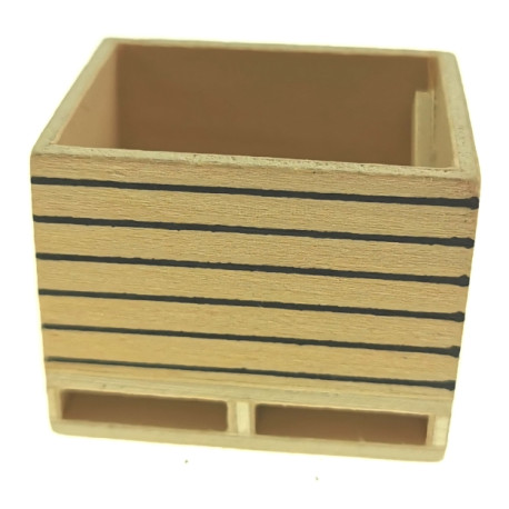 Holz-Palettenbox für den Bauernhof 1:32