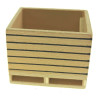 Holz-Palettenbox für den Bauernhof 1:32